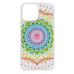 Mandala Pattern Rainbow Pride Iphone 13 Pro Max Tpu Uv Print Case by Ndabl3x