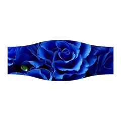 Blue Roses Flowers Plant Romance Blossom Bloom Nature Flora Petals Stretchable Headband by Cowasu