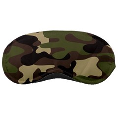 Texture Military Camouflage Repeats Seamless Army Green Hunting Sleeping Mask by Cowasu