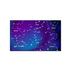 Realistic Night Sky With Constellations Sticker Rectangular (10 Pack) by Cowasu