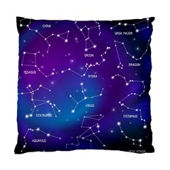 Realistic Night Sky With Constellations Standard Cushion Case (two Sides) by Cowasu