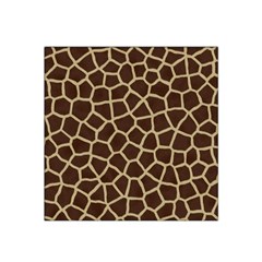 Giraffe Animal Print Skin Fur Satin Bandana Scarf 22  X 22  by Amaryn4rt