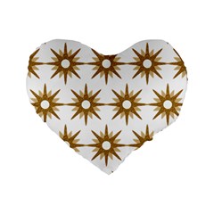 Seamless Repeating Tiling Tileable Standard 16  Premium Flano Heart Shape Cushions by Amaryn4rt