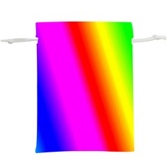 Multi Color Rainbow Background Lightweight Drawstring Pouch (xl) by Amaryn4rt