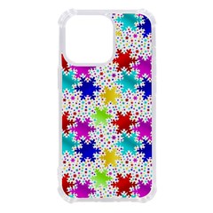 Snowflake Pattern Repeated Iphone 13 Pro Tpu Uv Print Case by Amaryn4rt
