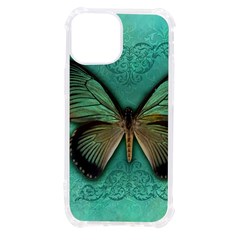 Butterfly Background Vintage Old Grunge Iphone 13 Mini Tpu Uv Print Case by Amaryn4rt