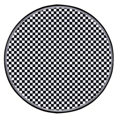 Black And White Checkerboard Background Board Checker Wireless Fast Charger(black) by Amaryn4rt