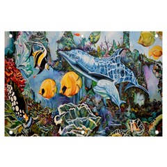 Colorful Aquatic Life Wall Mural Banner And Sign 6  X 4  by Simbadda
