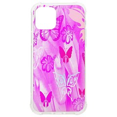 Butterfly Cut Out Pattern Colorful Colors Iphone 12/12 Pro Tpu Uv Print Case by Simbadda