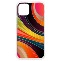 Abstract Colorful Background Wavy Iphone 12/12 Pro Tpu Uv Print Case by Simbadda