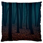 Dark Forest Nature Standard Premium Plush Fleece Cushion Case (One Side)