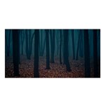 Dark Forest Nature Satin Shawl 45  x 80 