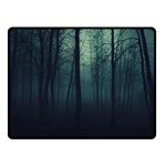 Dark Forest Two Sides Fleece Blanket (Small)