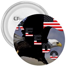 Freedom Patriotic American Usa 3  Buttons by Ravend