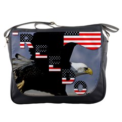 Freedom Patriotic American Usa Messenger Bag by Ravend