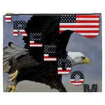 Freedom Patriotic American Usa Cosmetic Bag (XXXL) Front