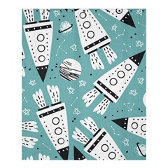 Cute-seamless-pattern-with-rocket-planets-stars Shower Curtain 60  X 72  (medium)  by uniart180623