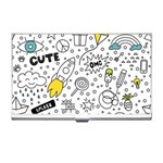 Set-cute-colorful-doodle-hand-drawing Business Card Holder