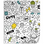 Set-cute-colorful-doodle-hand-drawing Canvas 20  x 24 