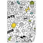 Set-cute-colorful-doodle-hand-drawing Canvas 20  x 30 