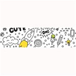 Set-cute-colorful-doodle-hand-drawing Large Bar Mat