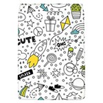 Set-cute-colorful-doodle-hand-drawing Removable Flap Cover (L)