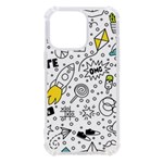 Set-cute-colorful-doodle-hand-drawing iPhone 13 Pro TPU UV Print Case