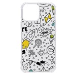 Set-cute-colorful-doodle-hand-drawing iPhone 13 Pro Max TPU UV Print Case