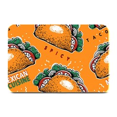 Seamless-pattern-with-taco Plate Mats by uniart180623