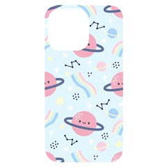 Cute-planet-space-seamless-pattern-background Iphone 14 Pro Max Black Uv Print Case by uniart180623