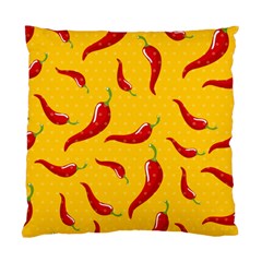 Chili-vegetable-pattern-background Standard Cushion Case (one Side) by uniart180623