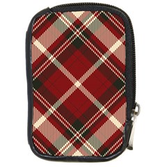 Tartan-scotland-seamless-plaid-pattern-vector-retro-background-fabric-vintage-check-color-square-geo Compact Camera Leather Case by uniart180623