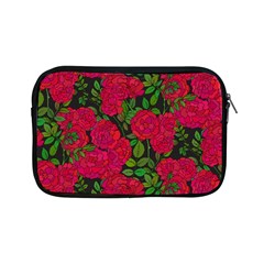 Seamless-pattern-with-colorful-bush-roses Apple Ipad Mini Zipper Cases by uniart180623