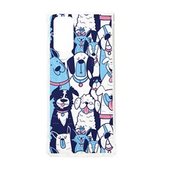 Dogs Seamless Pattern Samsung Galaxy Note 20 Tpu Uv Case by uniart180623