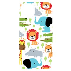 Seamless-pattern-vector-with-animals-cartoon Iphone 14 Plus Black Uv Print Case by uniart180623