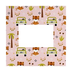 Cute-tiger-car-safari-seamless-pattern White Box Photo Frame 4  X 6  by uniart180623