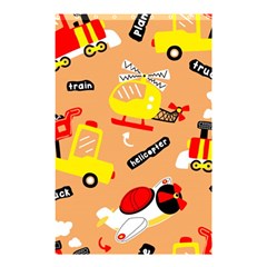 Seamless-pattern-cartoon-with-transportation-vehicles Shower Curtain 48  X 72  (small)  by uniart180623