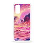 Waves Ocean Sea Tsunami Nautical Red Yellow Samsung Galaxy S20 6.2 Inch TPU UV Case