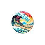 Waves Ocean Sea Tsunami Nautical Arts Golf Ball Marker (10 pack)