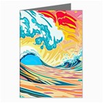 Waves Ocean Sea Tsunami Nautical Arts Greeting Cards (Pkg of 8)