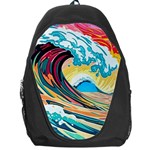 Waves Ocean Sea Tsunami Nautical Arts Backpack Bag