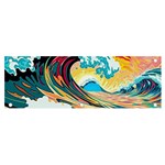 Waves Ocean Sea Tsunami Nautical Arts Banner and Sign 6  x 2 