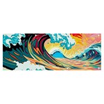 Waves Ocean Sea Tsunami Nautical Arts Banner and Sign 8  x 3 