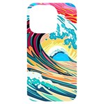 Waves Ocean Sea Tsunami Nautical Arts iPhone 14 Pro Black UV Print Case