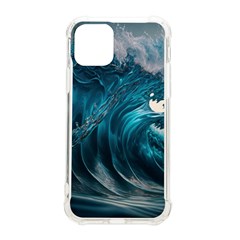 Tsunami Waves Ocean Sea Water Rough Seas Iphone 11 Pro 5 8 Inch Tpu Uv Print Case by uniart180623