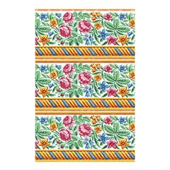 Flower Fabric Fabric Design Fabric Pattern Art Shower Curtain 48  X 72  (small)  by uniart180623