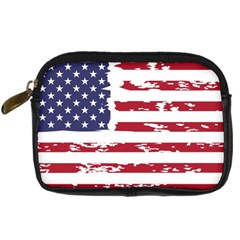 Flag Usa Unite Stated America Digital Camera Leather Case by uniart180623
