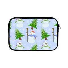New Year Christmas Snowman Pattern, Apple Ipad Mini Zipper Cases by uniart180623