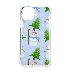 New Year Christmas Snowman Pattern, Iphone 11 Pro 5 8 Inch Tpu Uv Print Case by uniart180623