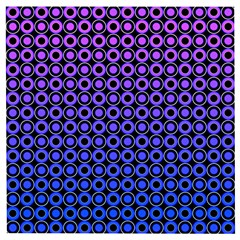 Mazipoodles Purple Pink Gradient Donuts Polka Dot Wooden Puzzle Square by Mazipoodles